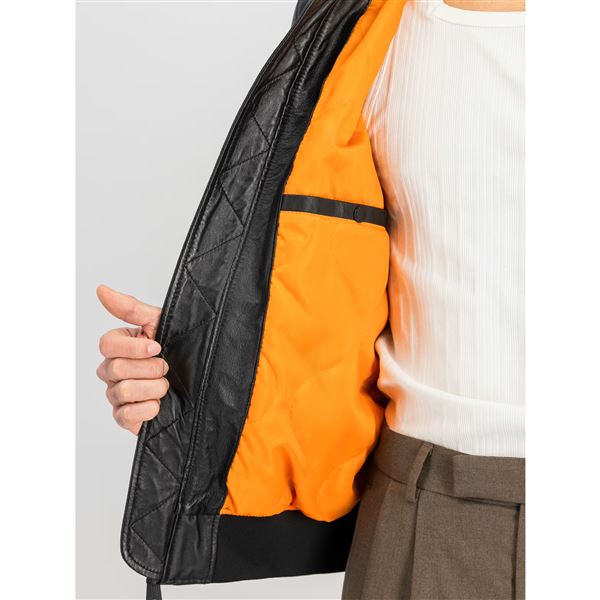 Alpha Industries Kožená bunda MA-1 černá, XXL