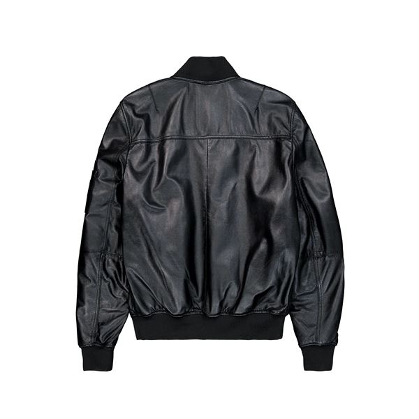 Alpha Industries Kožená bunda MA-1 černá, XXL