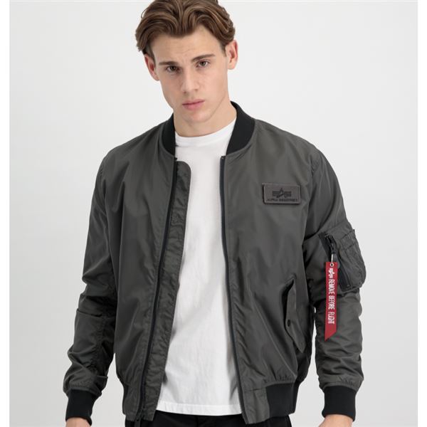 Alpha Industries Jacket MA-1 TTC greyblack, M