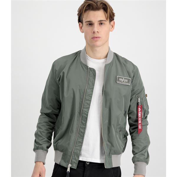 Alpha Industries Jacket MA-1 TTC green/silver, M