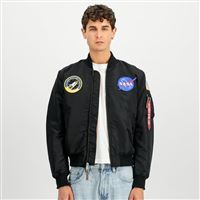 Alpha Industries Bunda MA-1 NASA černá, L