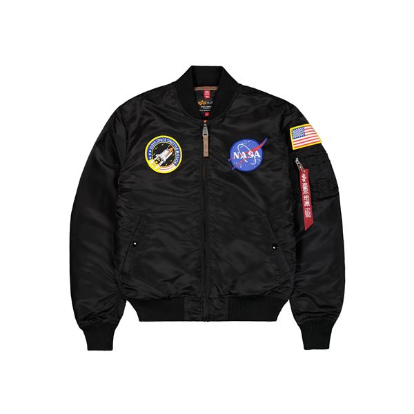 Alpha Industries Bunda MA-1 NASA černá, M