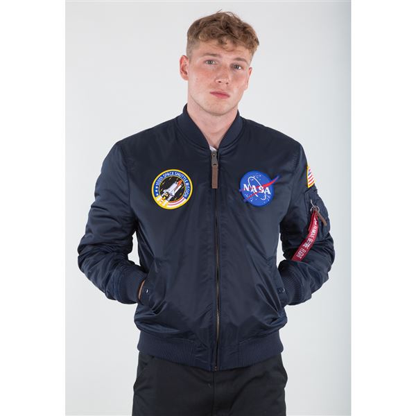 Alpha Industries Jacket MA-1 NASA rep.blue, M