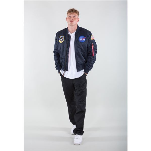 Alpha Industries Jacket MA-1 NASA rep.blue, M