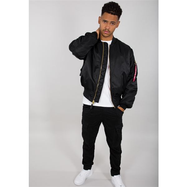 Alpha Industries Jacket MA-1 HERITAGE black, M