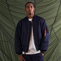 Alpha Industries Jacket MA-1 HERITAGE rep.blue, M Alpha Industries Jacket MA-1 HERITAGE rep.blue, M