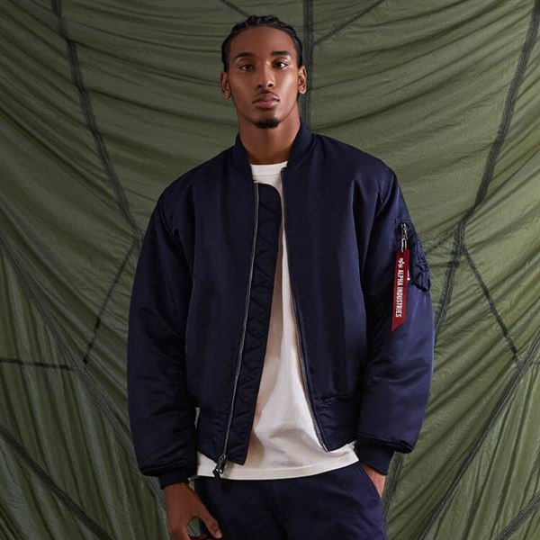 Alpha Industries Jacket MA-1 HERITAGE rep.blue, M
