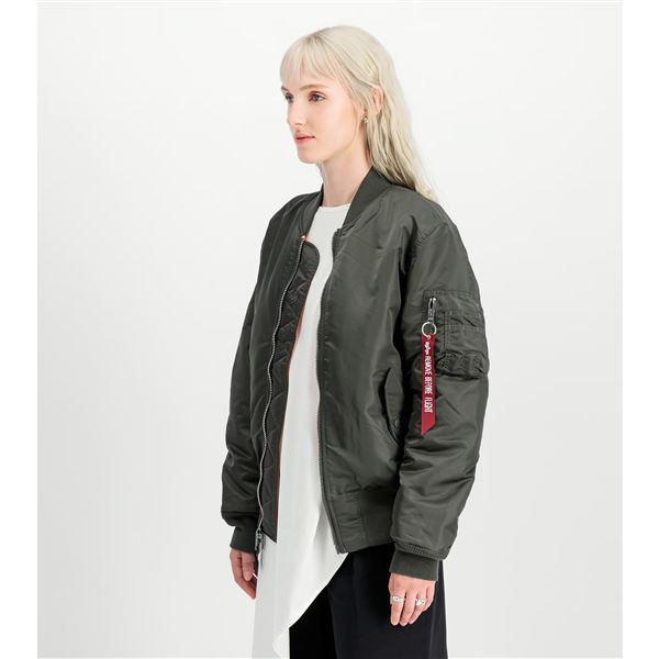 Alpha Industries Jacket MA-1 HERITAGE rep.grey, M