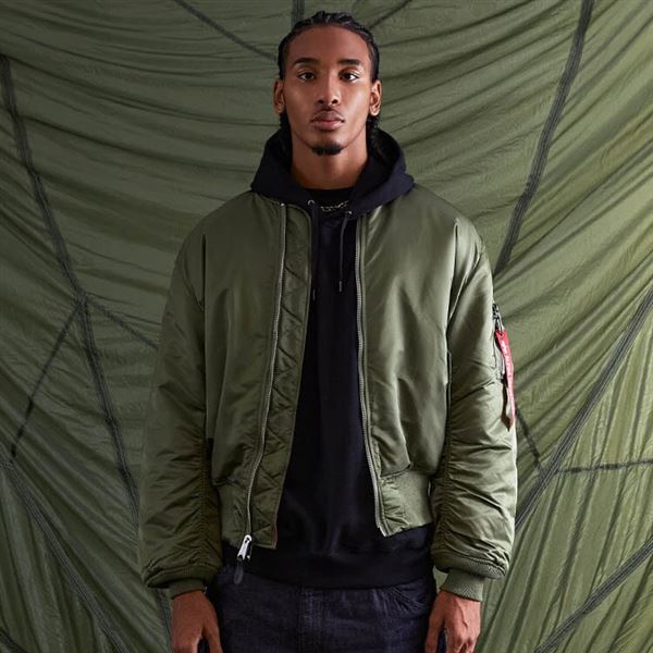 Alpha Industries Jacket MA-1 HERITAGE sage-green, M
