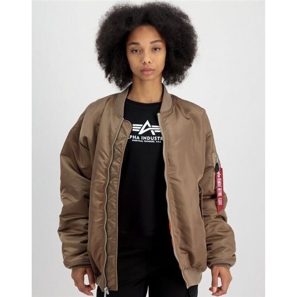 Alpha Industries Dámská bunda MA-1 Core hnědá, M/L
