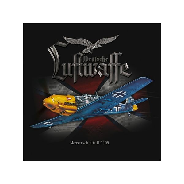 ANTONIO Tričko MESSERSCHMITT BF 109 De, černá, XXL