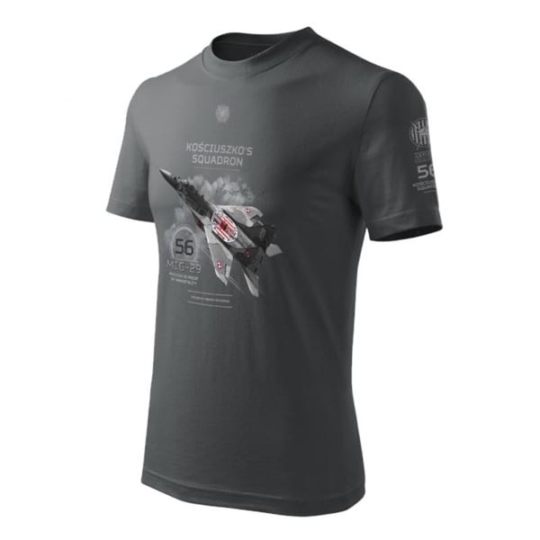 ANTONIO T-shirt with fighter MIG-29 KOSCIUSZKO