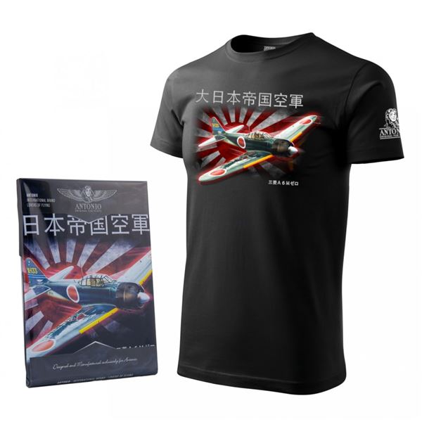 ANTONIO T-shirt MITSHUBISHI A6M, L