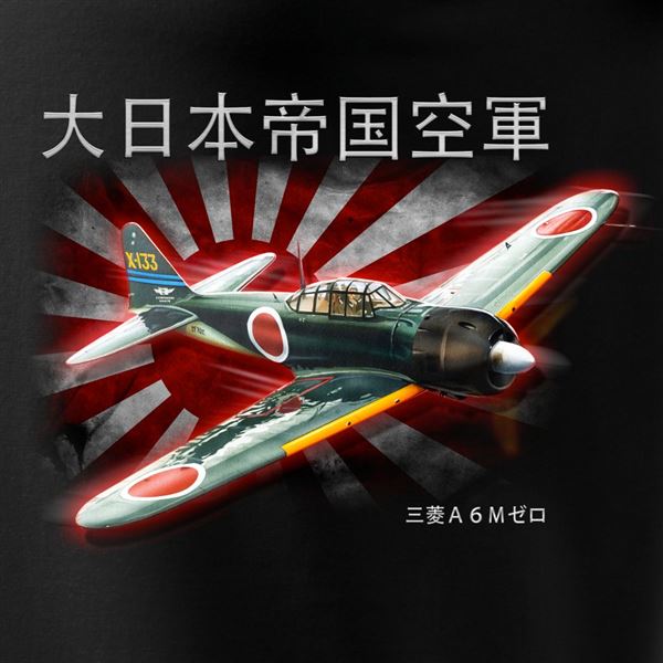 ANTONIO T-shirt MITSHUBISHI A6M, L