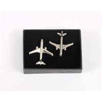 Airbus A320 Cufflinks, silver Airbus A320 Cufflinks, silver