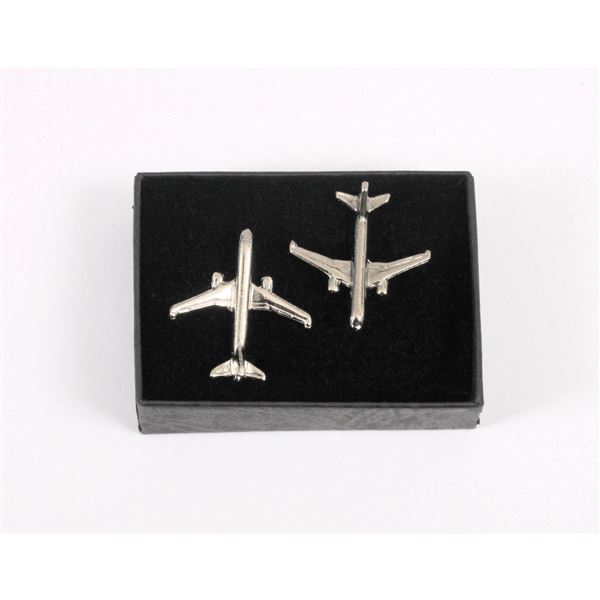 Airbus A320 Cufflinks, silver