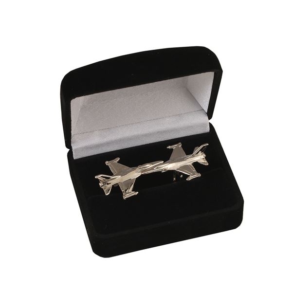 F16 Falcon Cufflinks, silver