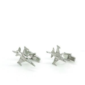 F16 Falcon Cufflinks, silver