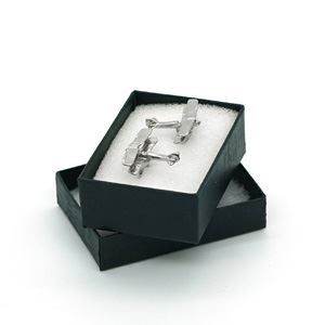 Tiger Moth Cufflinks, silver