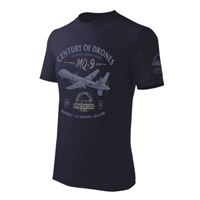 ANTONIO T-Shirt with drone MQ-9 REAPER, blue, M