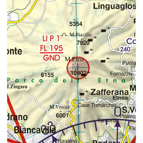 Malta and Sicilia VFR ICAO Chart 2025