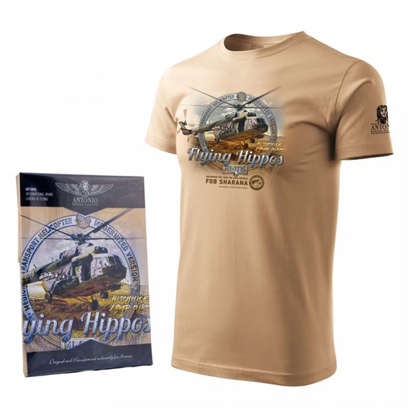 ANTONIO T-shirt with a helicopter Mi-171S, XXL