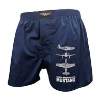 ANTONIO Pilotní boxerky MUSTANG modré, XL