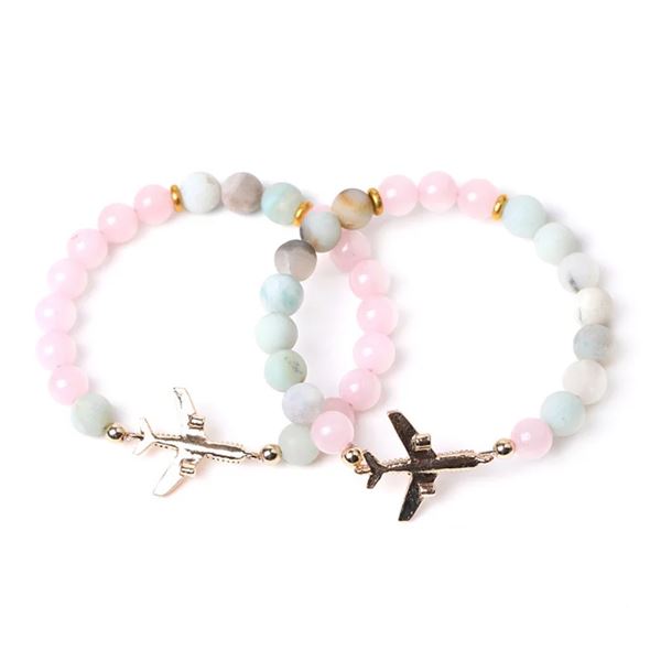 Mineral Bracelet Airplane, pastel