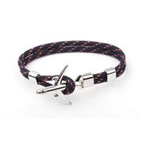 Airplane Bracelet - dark blue-red, 21 cm