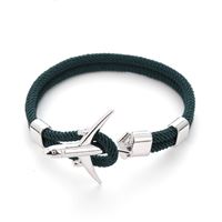 Airplane Bracelet - green, 21 cm