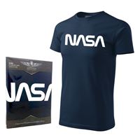 ANTONIO T-Shirt logo NASA blue, M