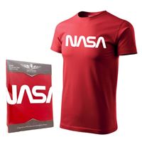 ANTONIO Tričko logo NASA červené, XXL