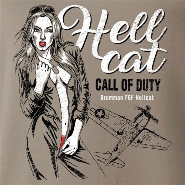 ANTONIO T-Shirt with Nose art HELLCAT, XXL