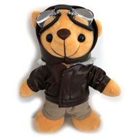 Plyšový medvídek-pilot malý