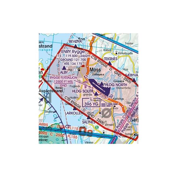 Norway Center North VFR Chart 2024