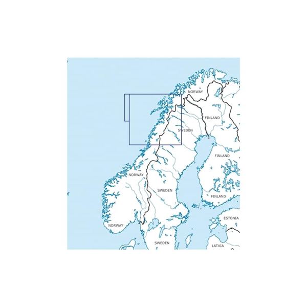 Norsko Střed - sever VFR mapa 2022 1:500 000