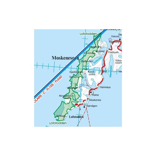 Norway Center South VFR ICAO Chart 2025