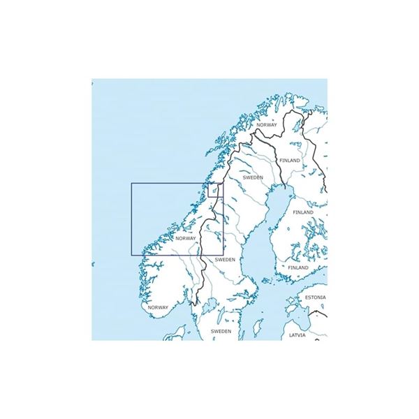 Norway Center South VFR Chart 2024