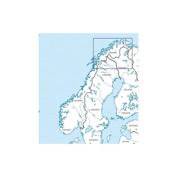 Norsko - sever VFR mapa 2022 1:500 000