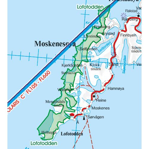 Norway North VFR ICAO Chart 2025