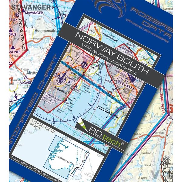 Norway South VFR ICAO Chart 2025