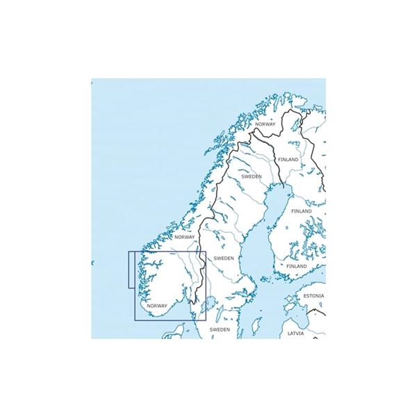 Norway South VFR ICAO Chart 2025