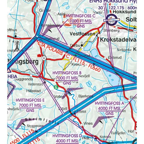 Norway South VFR ICAO Chart 2025