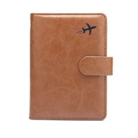 Passport Cover - Plane, brown Passport Cover - Plane, brown