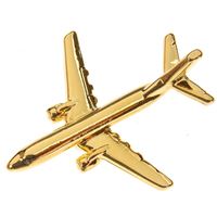 Boeing 737-800 Pin Badge, gold