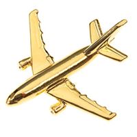 Airbus A310 Pin Badge, gold Airbus A310 Pin Badge, gold