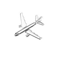 Airbus A320 Pin Badge, silver Airbus A320 Pin Badge, silver