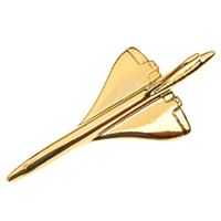 Concorde Pin Badge, gold Concorde Pin Badge, gold