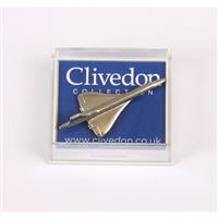 Concorde Pin Badge, silver Concorde Pin Badge, silver