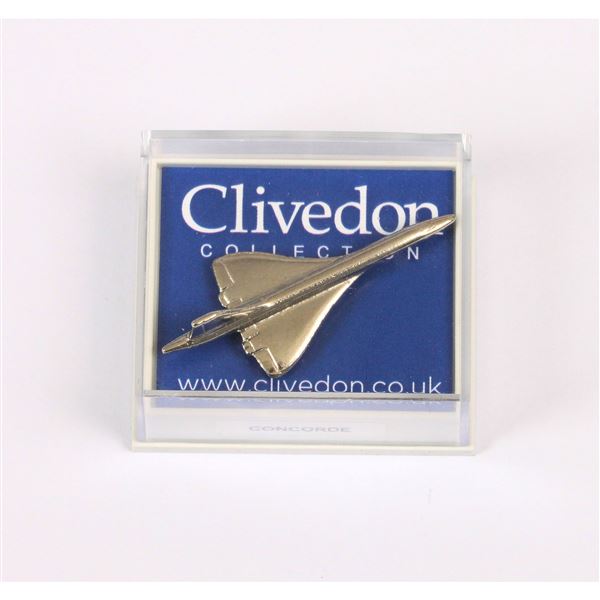 Concorde Pin Badge, silver